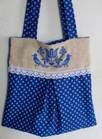 Kékfestő táska